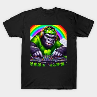 Celebrate St. Patrick's Day in style with this Bigfoot graphic design T-Shirt